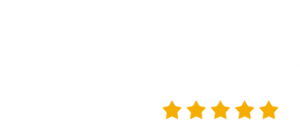 Google Reviews logo with five yellow stars.